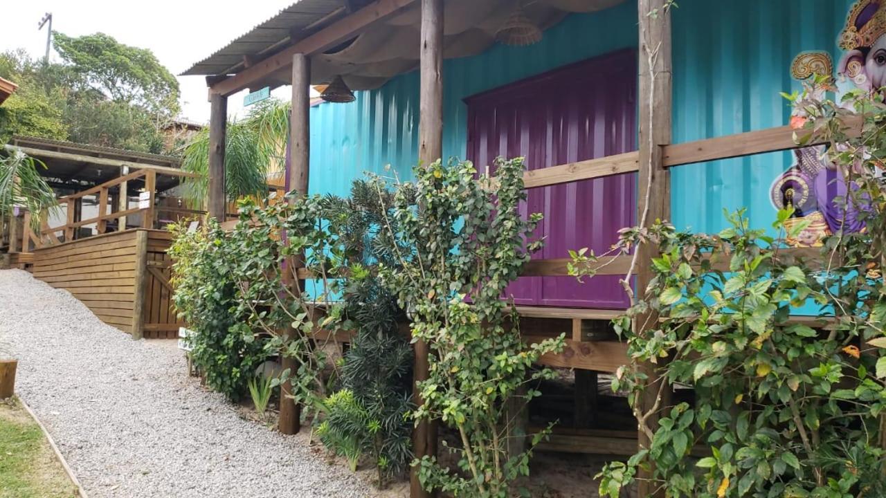 Hindu Box Containers E Cabanas برايا دو روزا المظهر الخارجي الصورة